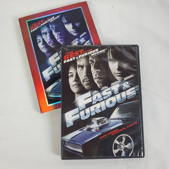 Fast & Furious DVD Vin Diesel Paul Walker Action Car Racing Movie - Picture 1 of 3